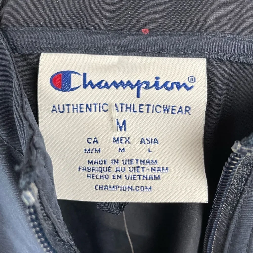 NWT Champion Navy Blue Windbreaker Size M